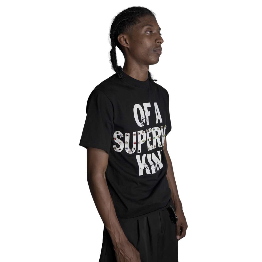 'Dropping Gems' Statement Tee- Black