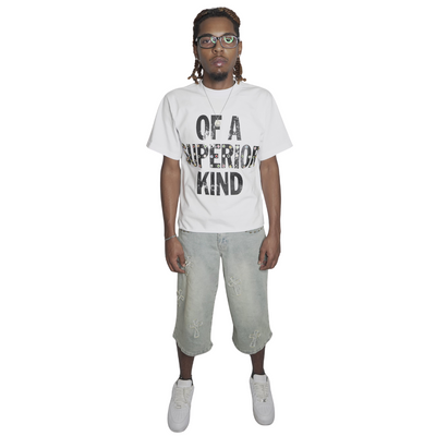 'Dropping Gems' Statement Tee- White