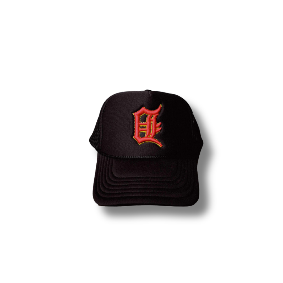 "FLAME LOGO" TRUCKER HAT