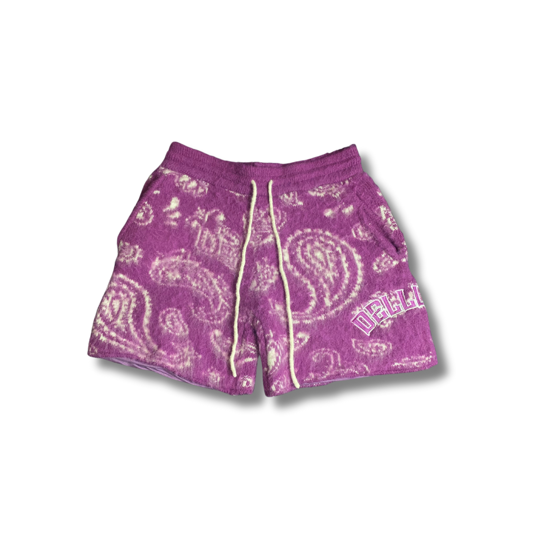 Paisley Mohair Shorts