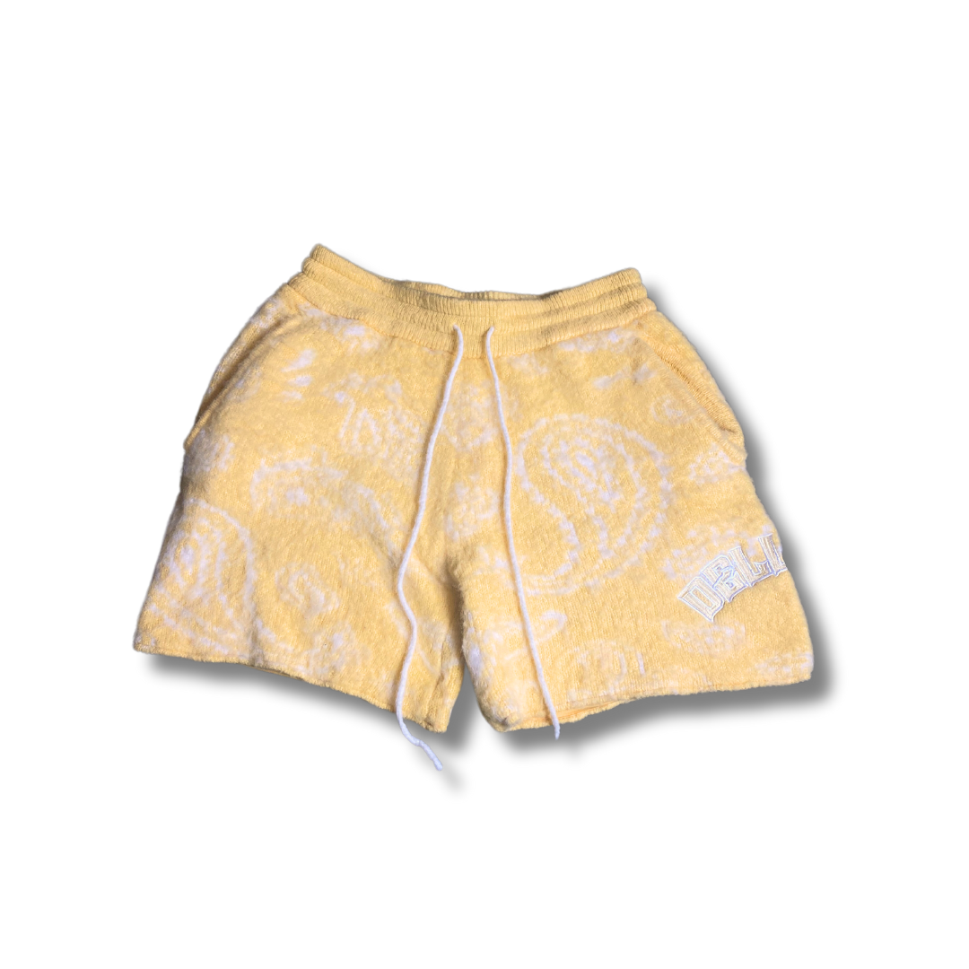 Paisley Mohair Shorts