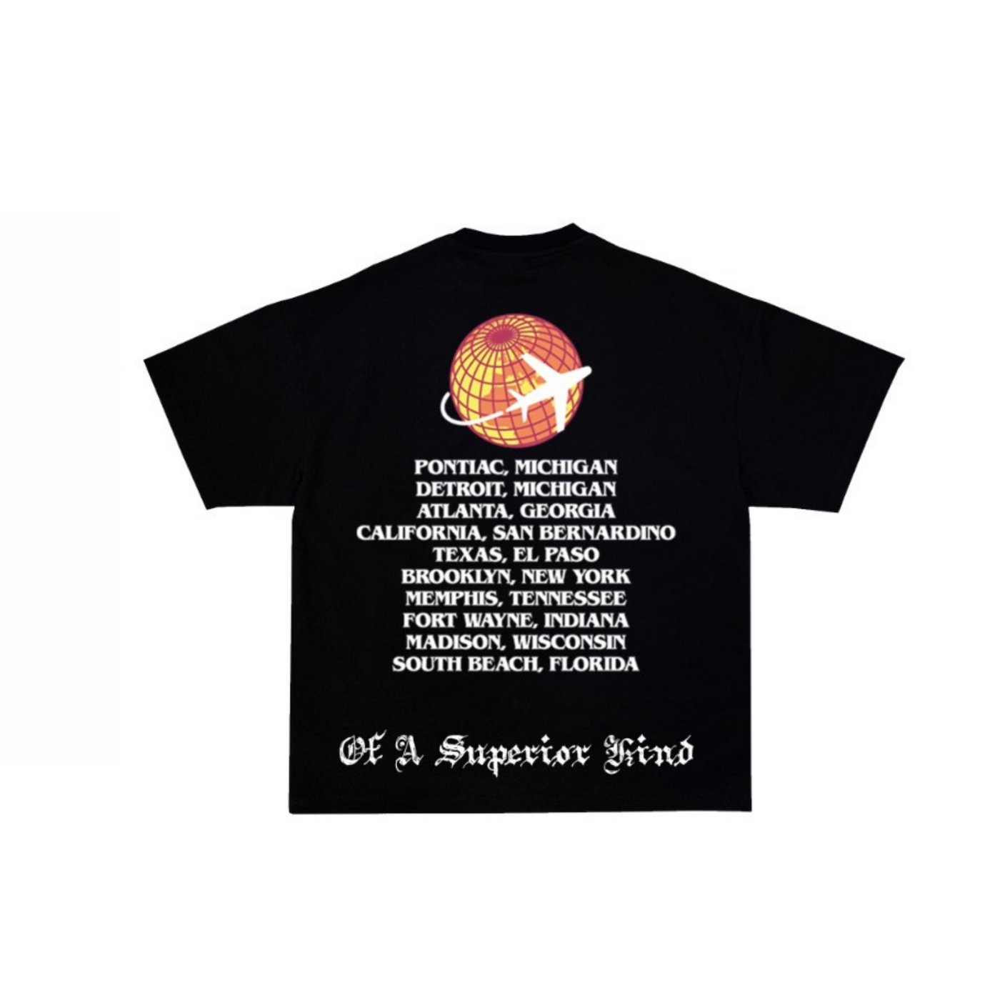 WORLD TOUR TEE (BLACK)